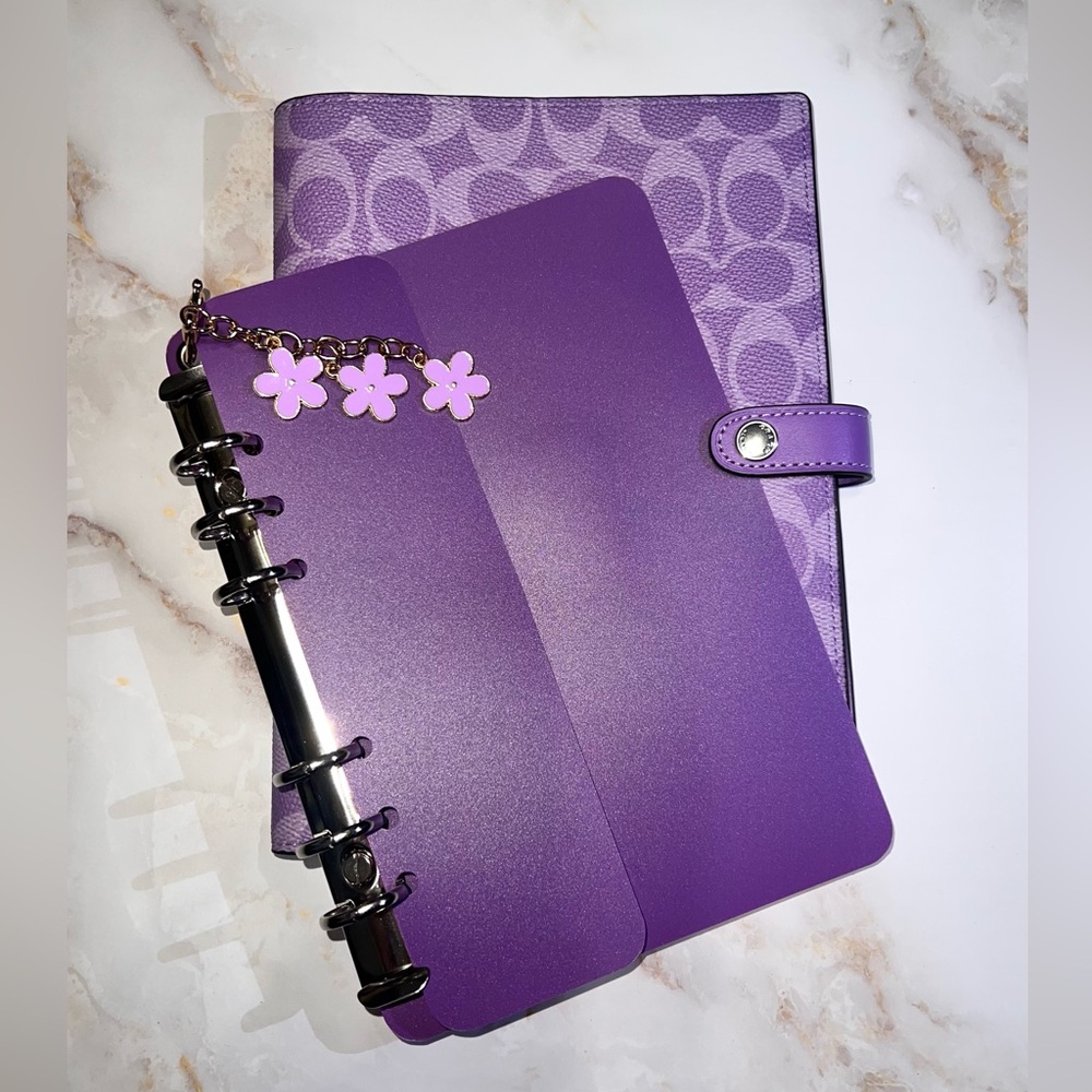 COACH Notebook A6 Binder Adapter Insert & Pockets ONLY I NOTEBOOK* Not Included